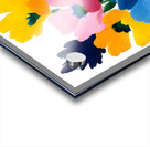 Colorblock Bouquet – Bold Abstract Floral Print Acrylic print