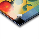 Roses on a Grid – Modern Geometric Botanical Print Acrylic print