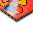 Tulip Pop – Retro Floral Outline Print Acrylic print