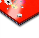 Polka Bloom – Retro Daisy Vase Print Impression Acrylique