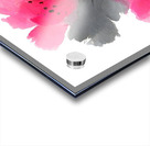 Crimson Petal Mist – Modern Watercolor Floral Print Acrylic print