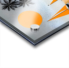 Orange Sun Harbor - Tropical Modern Print Acrylic print