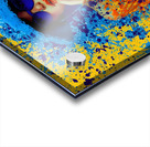 Vivid Rebellion – Color Splash Portrait Print Acrylic print