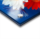 Patriotic Daisies – Red White Blue Floral Print Acrylic print