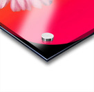 Neon Bloom Eclipse – Retro Daisy Pop Art Print Acrylic print