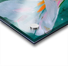 Twin Irises – Minimalist White Iris Flower Art Print Acrylic print