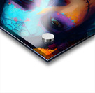 Calavera Azul D a de los Muertos Sugar Skull Impression Acrylique