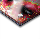 Crimson Skull – Abstract Sugar Skull Art Print Acrylic print