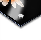 Amber Echo – Warm Toned Floral Minimalist Print Acrylic print