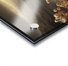 Silent Passage – Golden Boat Landscape Print Acrylic print