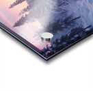 Solstice River – Winter Twilight Landscape Print Impression Acrylique