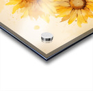 Sunlit Petals – Watercolor Sunflower Art Print Acrylic print