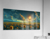 Wild Sunflowers - Sunflower Field Art Prints Acrylic Print