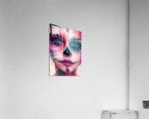 Chica Fiestera De Los Muertos - Party Girl Of The Dead - Dia de los Muertos Art Prints Impression acrylique