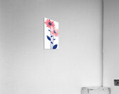 Plaid Botanica 6 - Graphic Floral Art Prints Acrylic Print