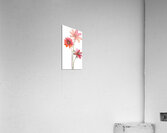 Plaid Botanica 4 - Contemporary Floral Art Prints Acrylic Print