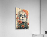 La Guardiana Del Camposanto - The Graveyard Guardian - Dia de los Muertos Art Prints Acrylic Print