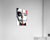Mitad Del Mas Alla - Half Of The Beyond - Surreal Skull Art Prints Acrylic Print