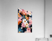 Petales Sauvages A Minuit - Wild Petals At Midnight - Nocturne Floral Art Prints Acrylic Print