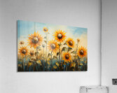 Les Geants De L’Ete - Summer Giants - Sunflower Field Art Prints Impression acrylique