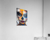 Flor De Miel Y Muerte - Flower Of Honey And Death - Dia de los Muertos Art Prints Impression acrylique