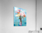 Verre De Lumiere - Glass Of Light - Glass Vase Floral Art Prints Acrylic Print