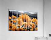 Fleurs Du Crepuscule - Flowers Of Dusk - Evening Floral Art Prints Acrylic Print