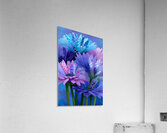 Bleu Botanique - Botanical Blue - Modern Floral Art Prints Impression acrylique