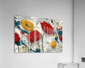 Fleurs En Mouvement - Flowers In Motion - Dynamic Floral Art Prints Acrylic Print