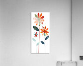 Plaid Botanica 27 - Contemporary Floral Art Prints Impression acrylique