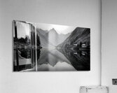 The Mirror Of Solitude - Monochrome Landscape Art Prints Impression acrylique