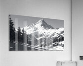 Winter In The Valley - Monochrome Landscape Art Prints Impression acrylique