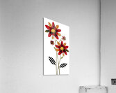 Plaid Botanica 32 - Contemporary Floral Art Prints Acrylic Print
