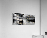 By the Riverbank - Monochrome Landscape Art Prints Impression acrylique