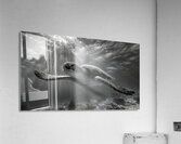 The Slow Path – Minimal Monochrome Art Print Acrylic Print