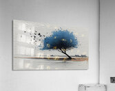 Windswept Silence – Minimal Landscape Art Print Acrylic Print