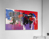 Warpaint Protest – Pop Portrait Art Print Acrylic Print