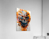 La Sonrisa Eterna – The Eternal Smile Sugar Skull Art Print Acrylic Print