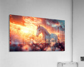 Wild and Free – Wildlife Landscape Art Print Impression acrylique