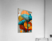 Atomic Petals – Modern Floral Art Print Acrylic Print