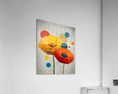 Daisy Pop – Modern Floral Art Print Acrylic Print