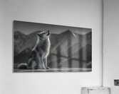 Running Companion – Wildlife Motion Art Print Acrylic Print
