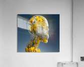 Thoughts in Bloom – Sugar Skull Art Print Acrylic Print