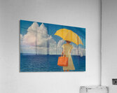 Shade of Summer – Vintage Beach Poster Art Print Acrylic Print