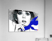 Pop Silence – Pop Art Portrait Art Print Acrylic Print