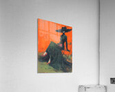 The Silence of Fashion – Vintage Editorial Portrait Art Print Acrylic Print