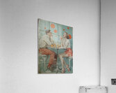 Laughter and Citrus – Vintage Cafe Poster Art Print Acrylic Print