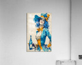 Sonrisa de Champan – Champagne Smile Vintage Poster Art Print Acrylic Print