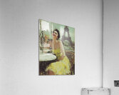 Parisian Joy Portrait – Vintage French Art Print Acrylic Print