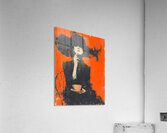 Noir Elegance Portrait – Vintage Fashion Art Print Acrylic Print